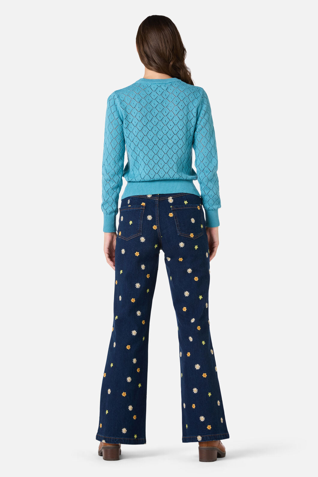 Princess Highway - Faye Long Sleeve Knit - blue