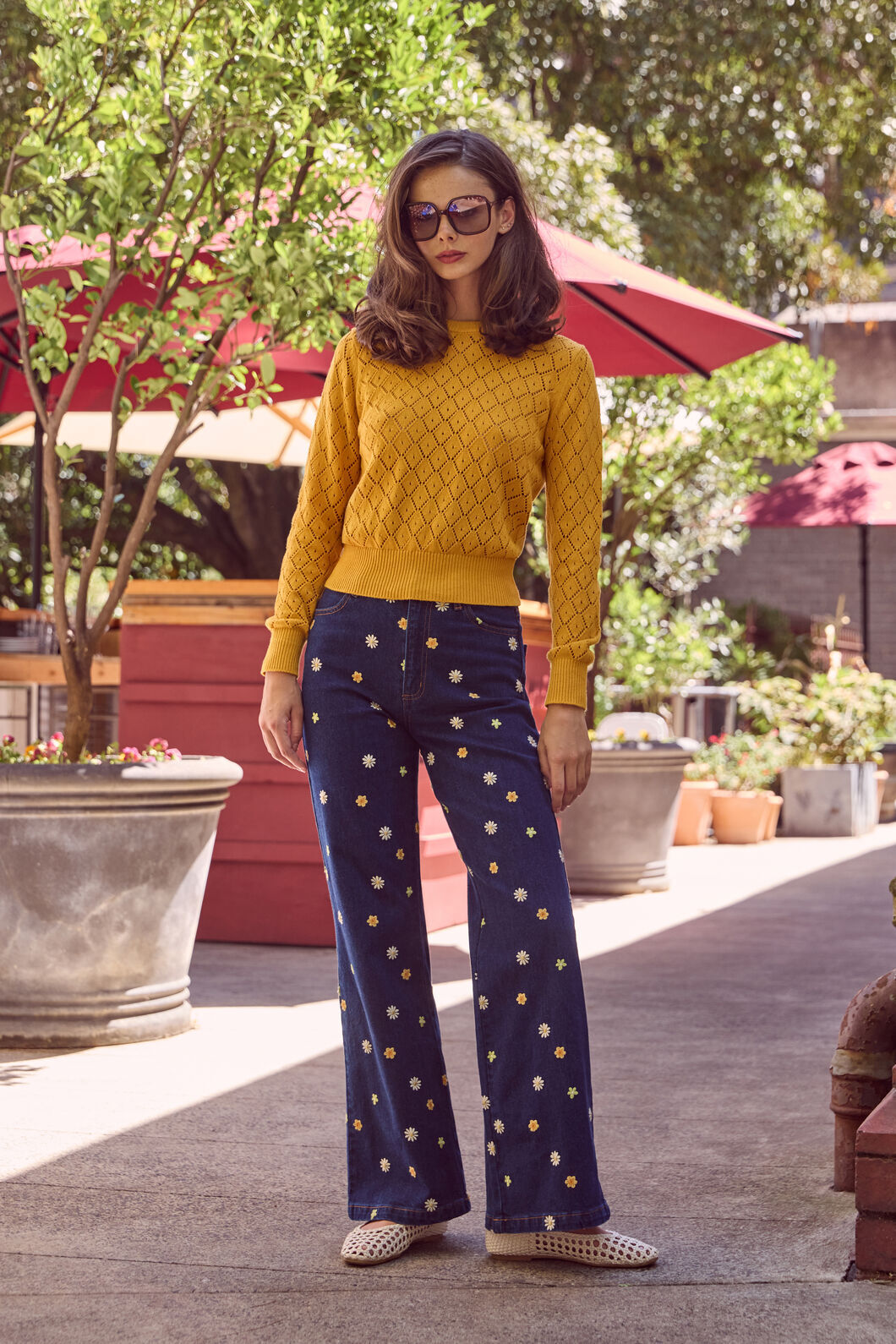Princess Highway - Faye Long Sleeve Knit - mustard