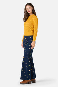 Princess Highway - Faye Long Sleeve Knit - mustard