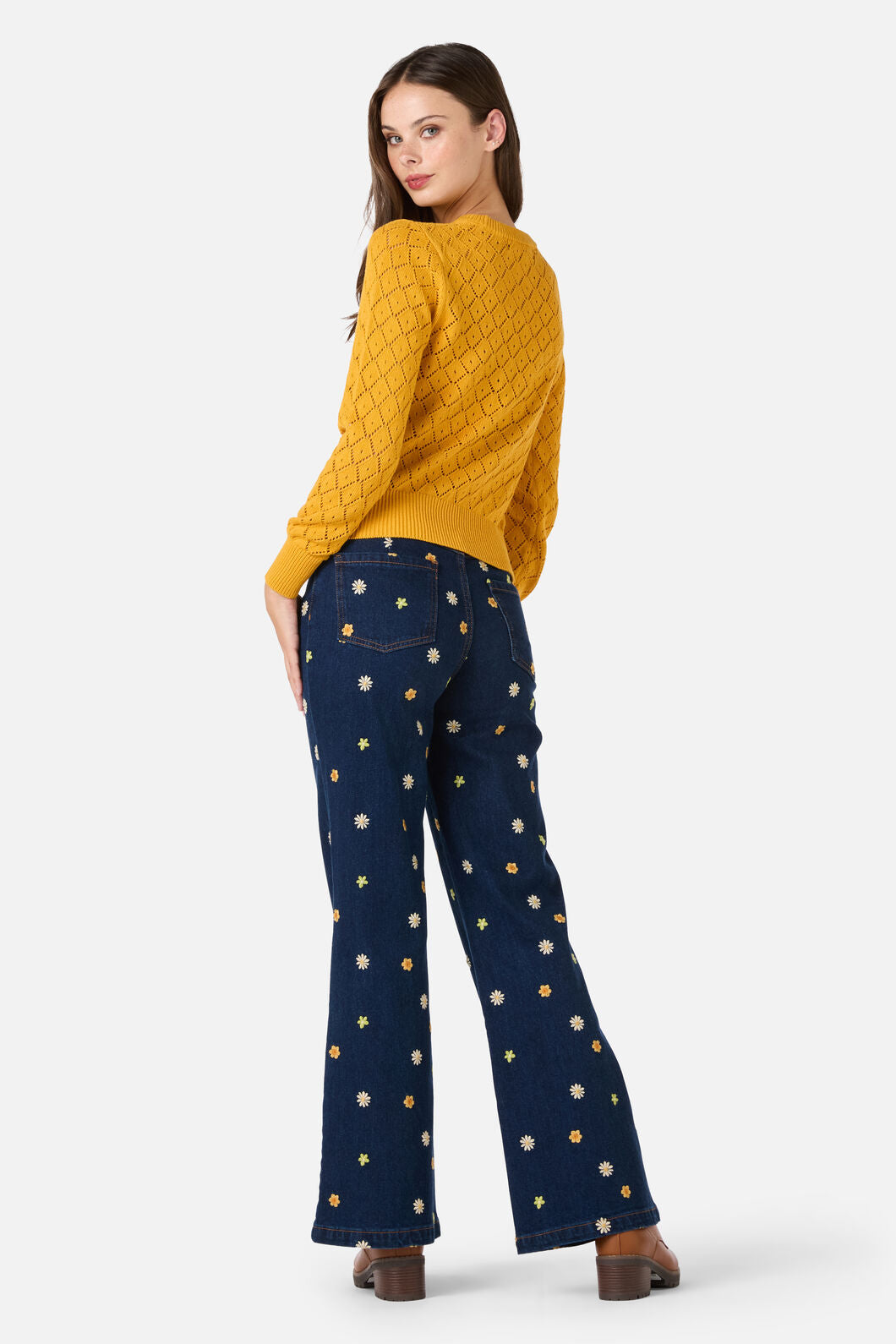 Princess Highway - Faye Long Sleeve Knit - mustard