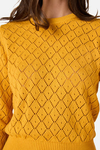 Princess Highway - Faye Long Sleeve Knit - mustard