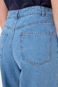 Princess Highway - Molly Mum Jean - blue-denim