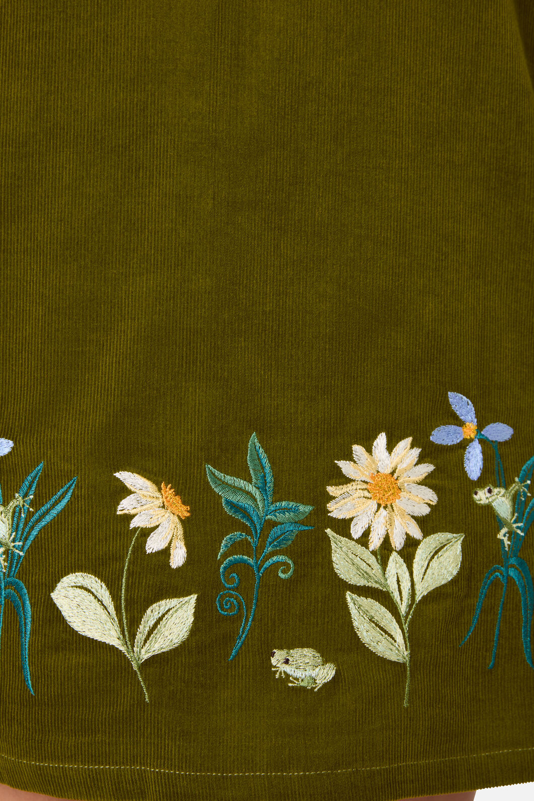 Princess Highway - Tree Frog Embroidered Dress - green