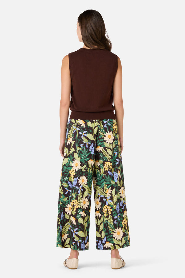 Princess Highway - Tree Frog Embroidered Vest - chocolate