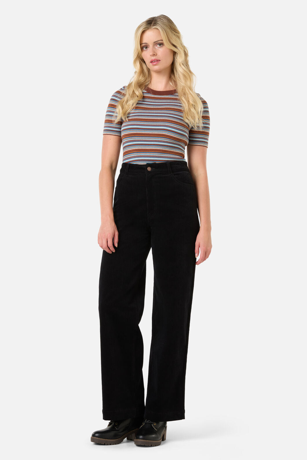 Princess Highway - Charlie Girl Cord Jean - black