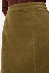 Princess Highway - Charlie Girl Cord Skirt - olive