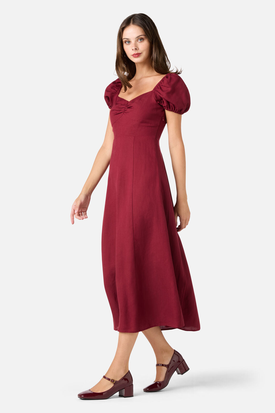 Princess Highway - Frankie Midi Dress - wine