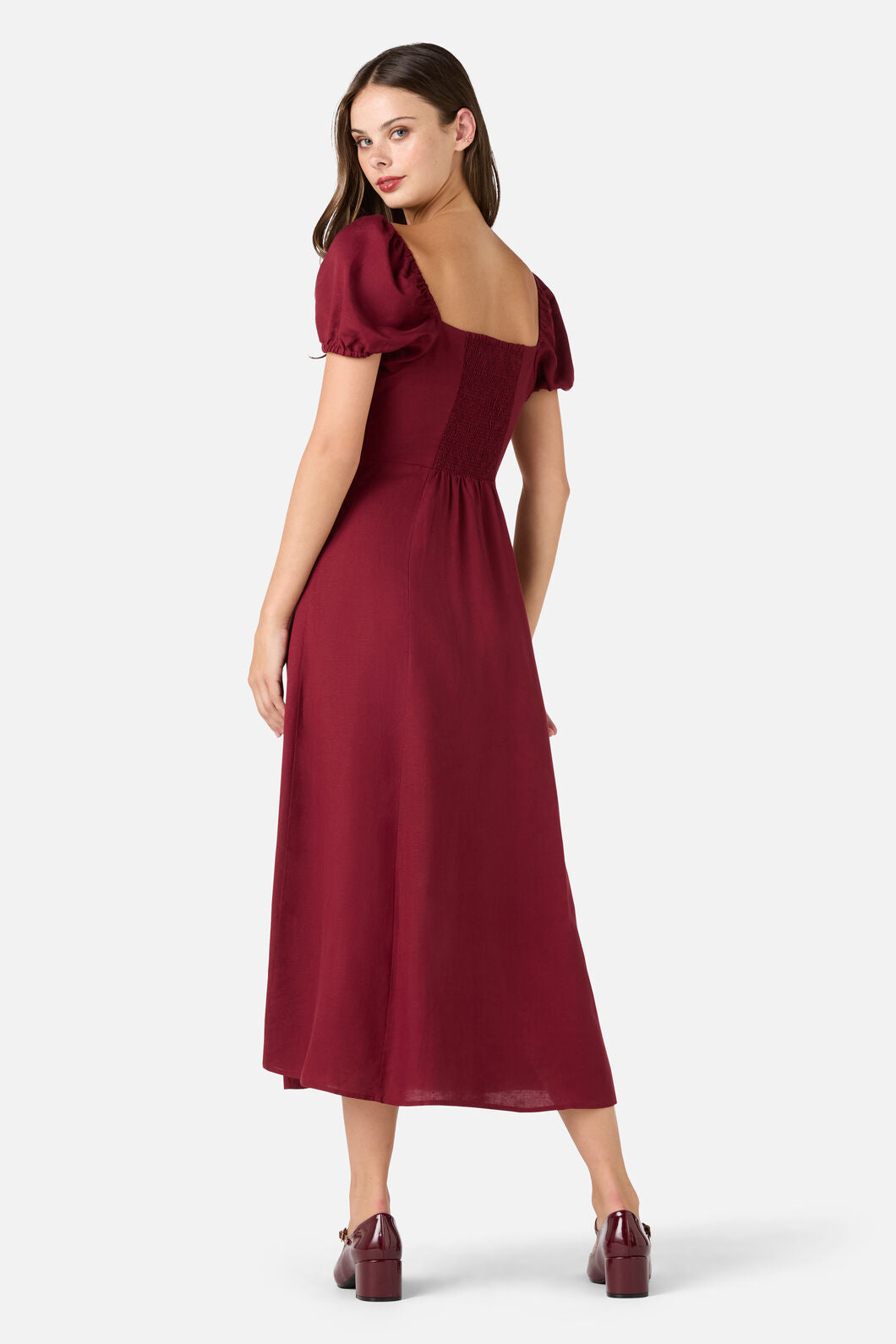 Princess Highway - Frankie Midi Dress - wine