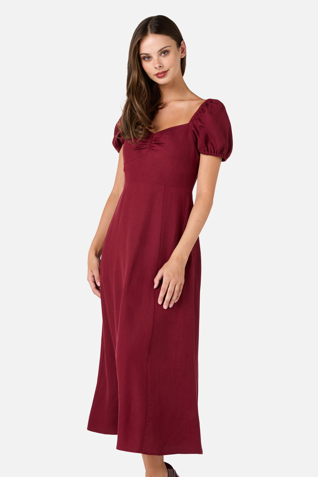 Princess Highway - Frankie Midi Dress - wine