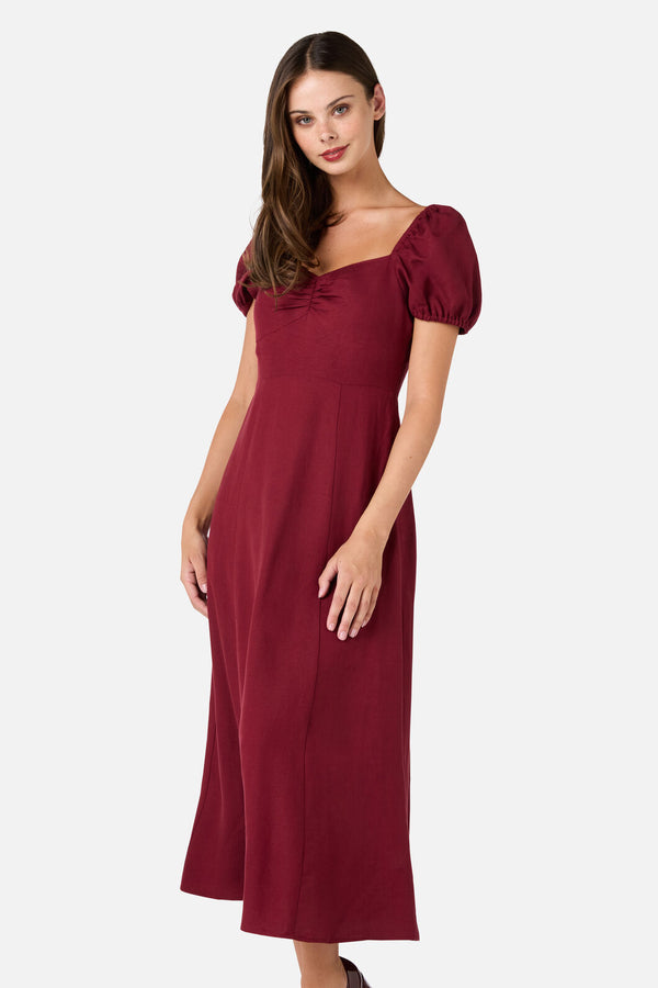 Princess Highway - Frankie Midi Dress - wine