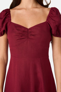 Princess Highway - Frankie Midi Dress - wine