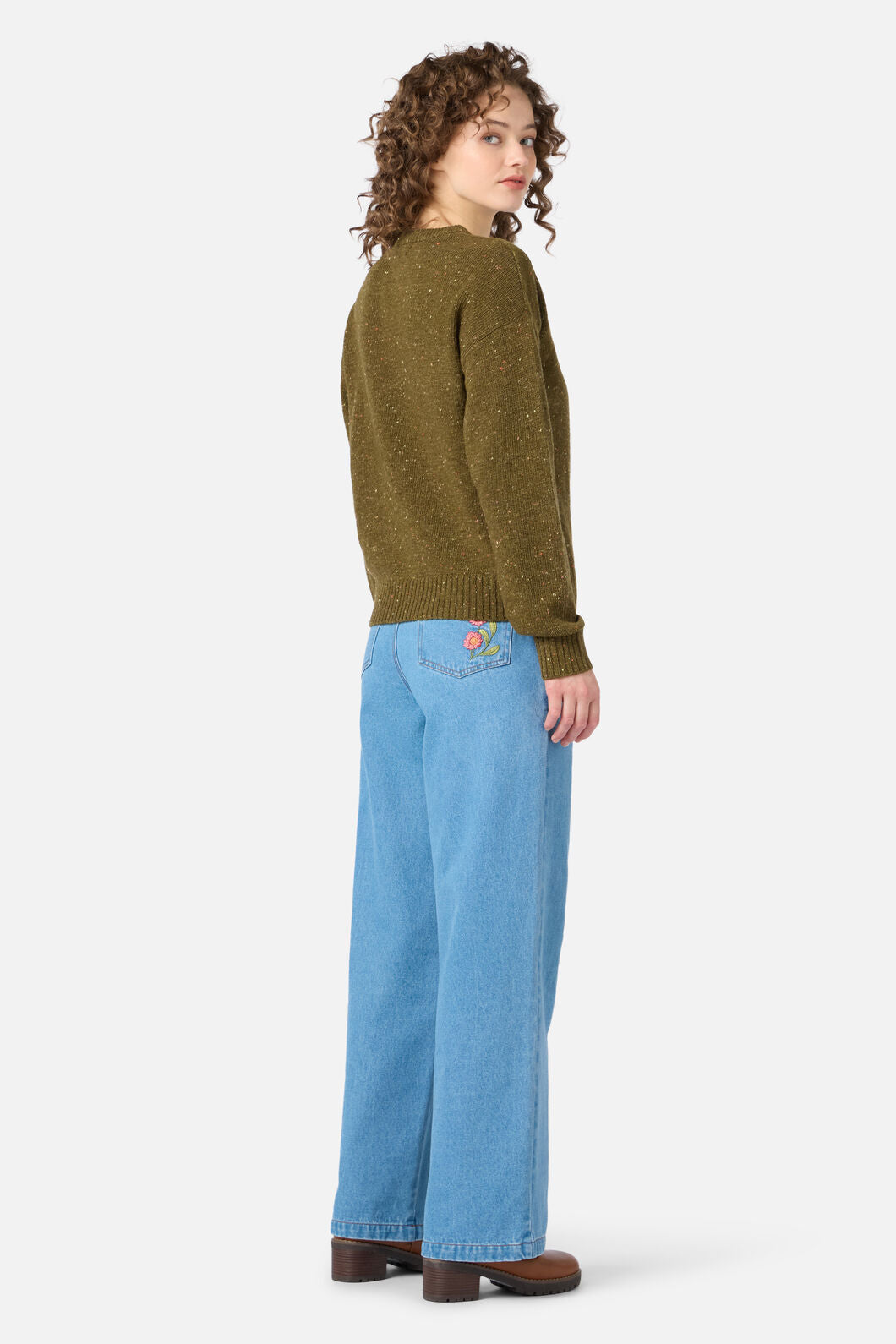 Princess Highway - Miller Wool Blend Jumper - olive