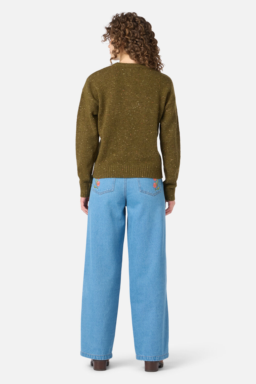 Princess Highway - Miller Wool Blend Jumper - olive