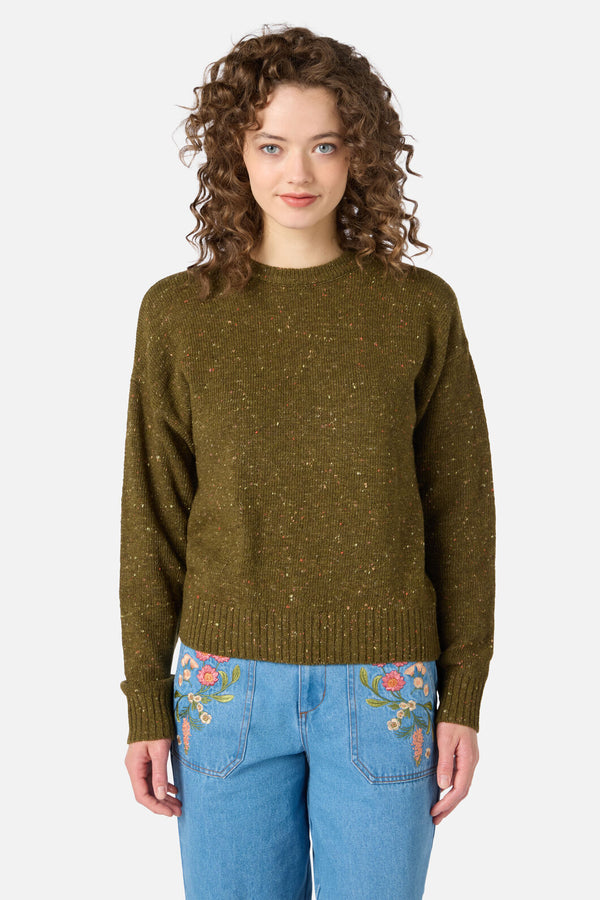 Princess Highway - Miller Wool Blend Jumper - olive