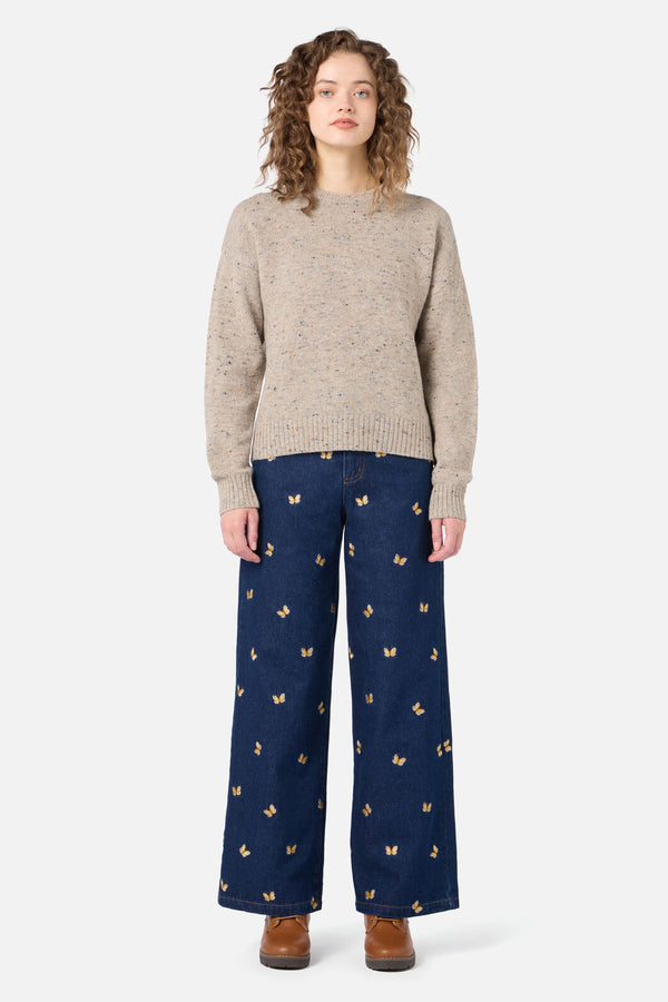 Princess Highway - Miller Wool Blend Jumper - stone