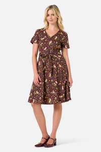 Princess Highway - Lola Rabbit Tea Dress - chocolate