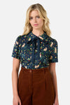 Princess Highway - Lola Rabbit Blouse - navy