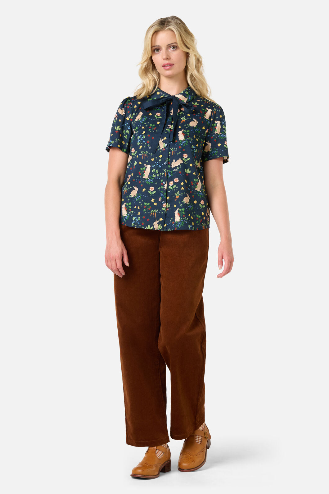 Princess Highway - Lola Rabbit Blouse - navy