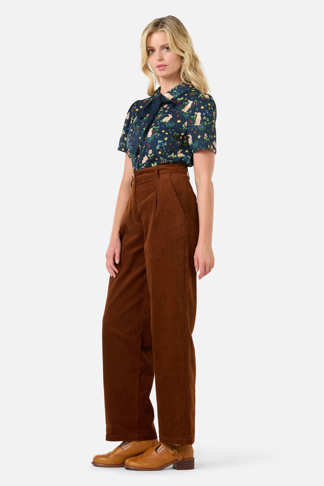 Princess Highway - Lola Rabbit Blouse - navy