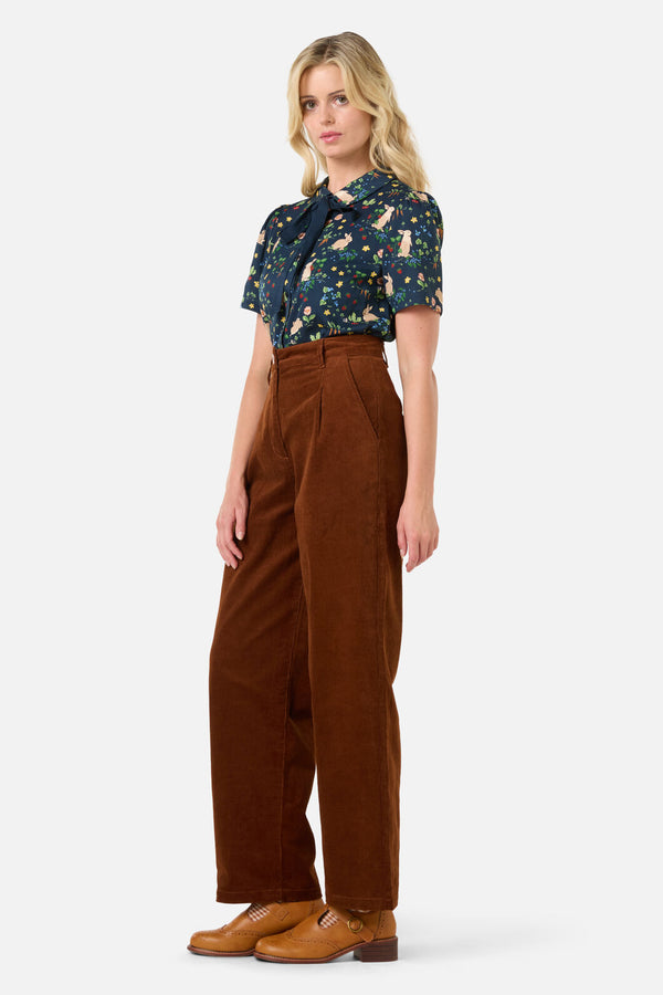 Princess Highway - Lola Rabbit Blouse - navy