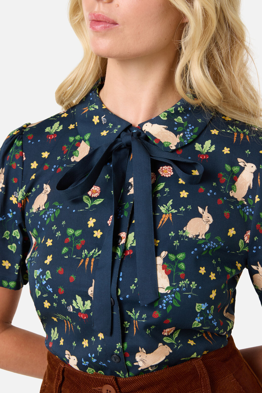 Princess Highway - Lola Rabbit Blouse - navy