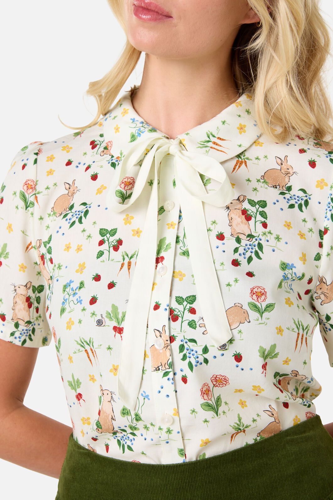 Princess Highway - Lola Rabbit Blouse - cream