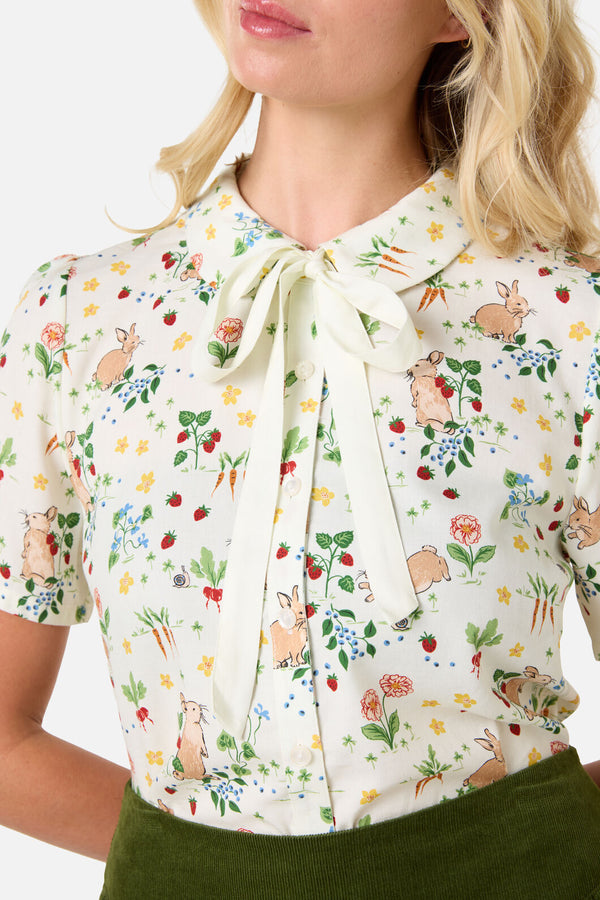 Princess Highway - Lola Rabbit Blouse - cream