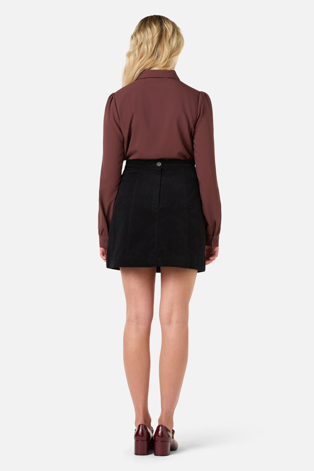 Princess Highway - Annie Long Sleeve Blouse - chocolate