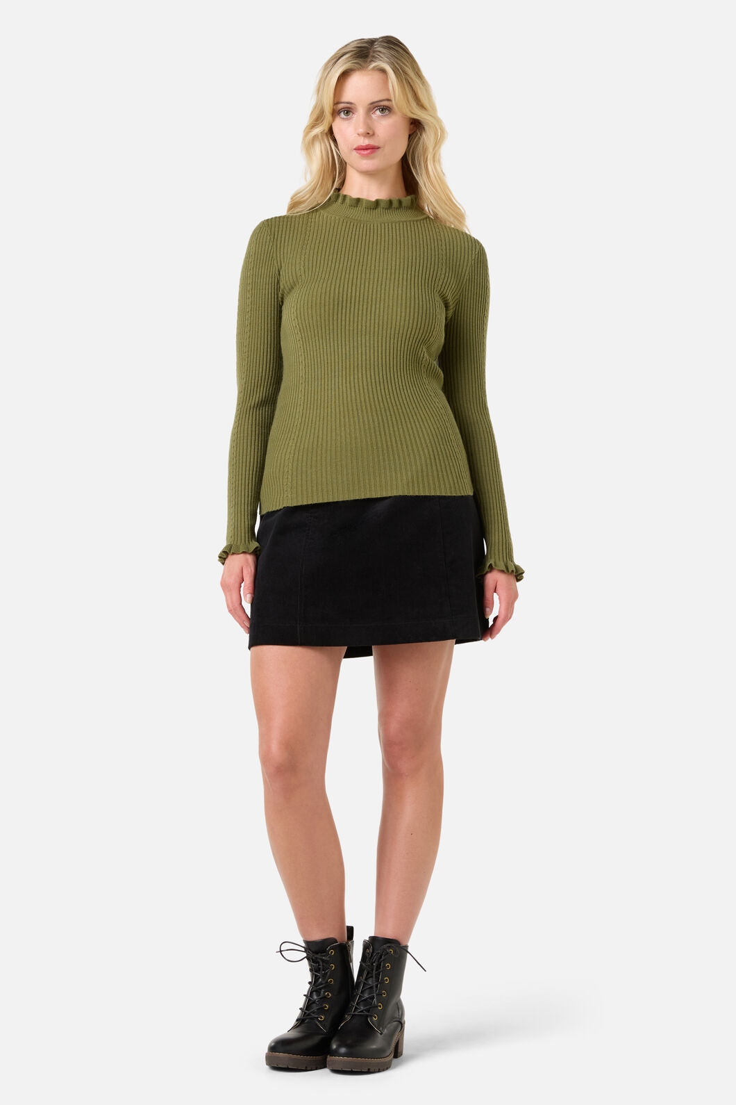 Princess Highway - Odessa Knit Top - olive