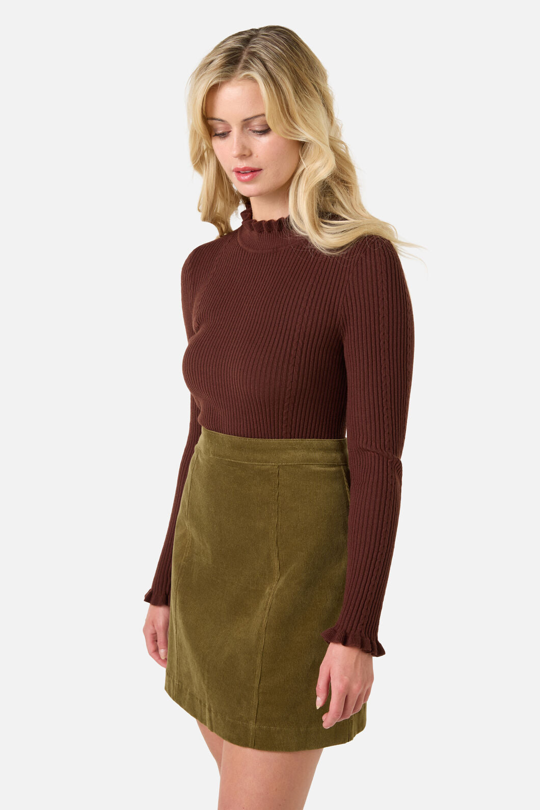 Princess Highway - Odessa Knit Top - chocolate