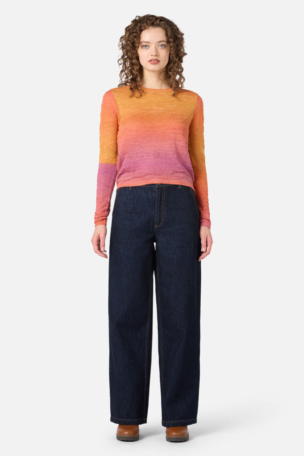 Princess Highway - Harlow Ombre Knit Top - berry