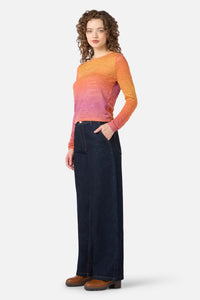 Princess Highway - Harlow Ombre Knit Top - berry