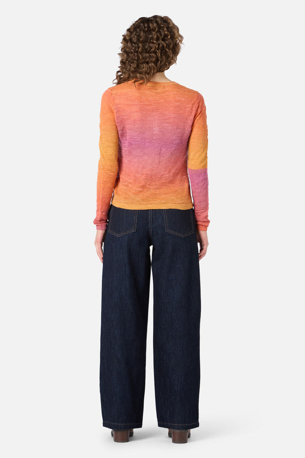 Princess Highway - Harlow Ombre Knit Top - berry