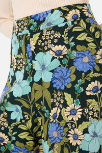 Princess Highway - Gloria 70'S Floral Pant - teal