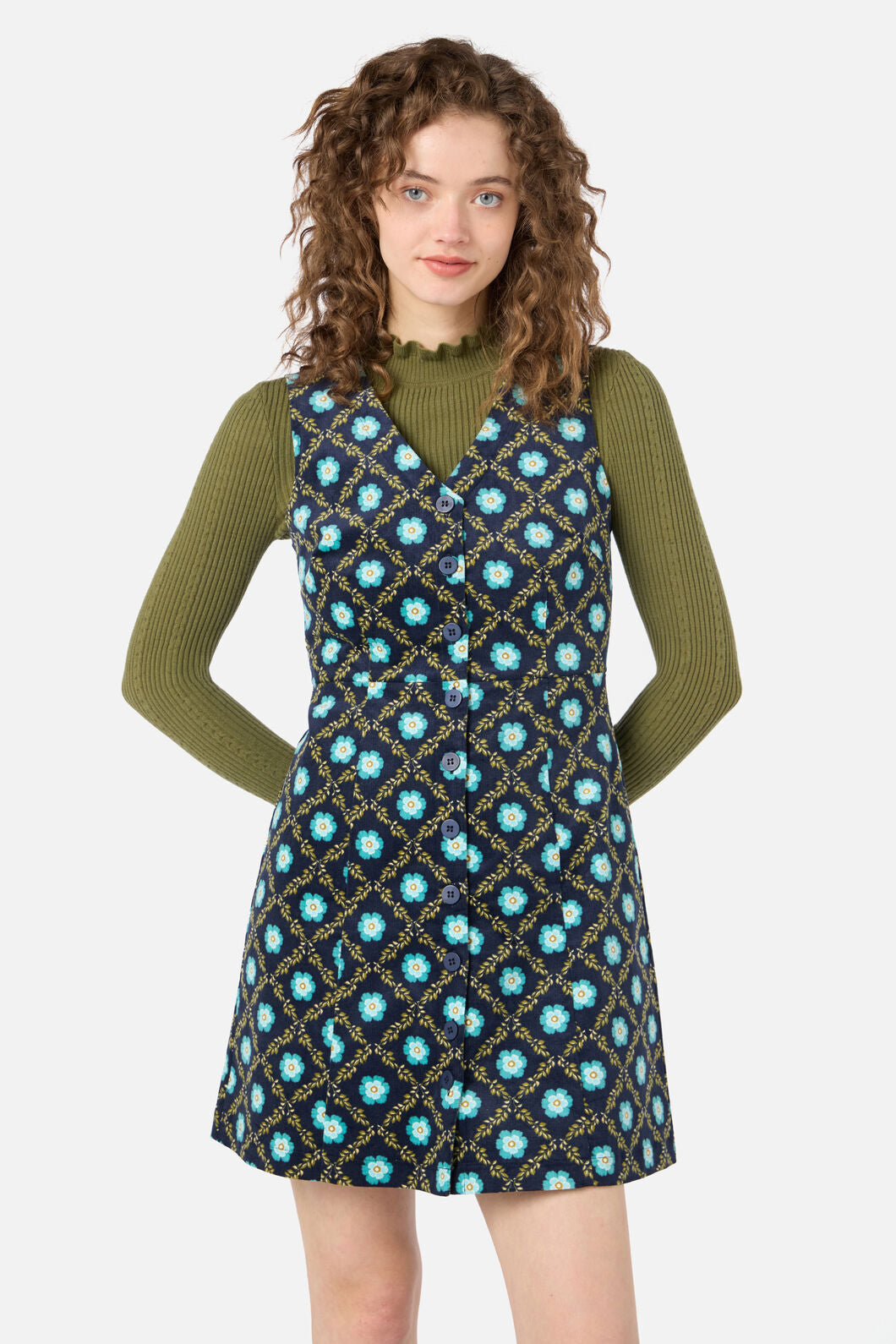 Delilah Cord Pinafore – Dangerfield