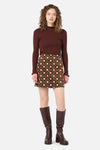 Princess Highway - Delilah Cord Mini Skirt - chocolate