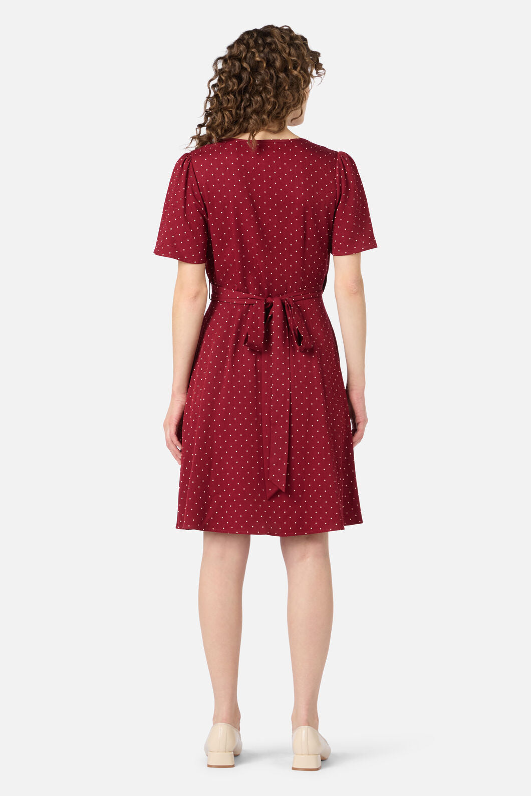 Princess Highway - Dolly Spot Wrap Dress - red
