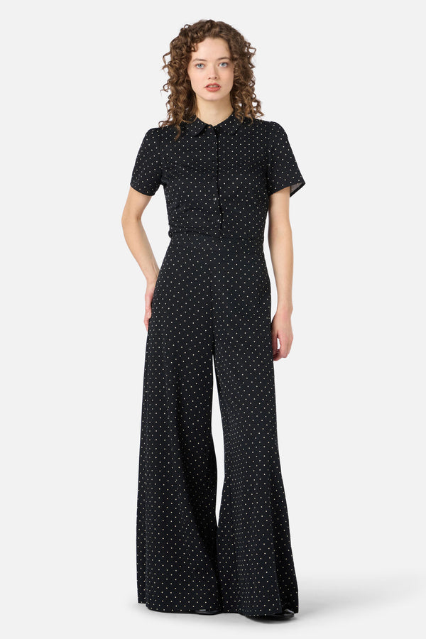 Princess Highway - Dolly Spot Palazzo Pant - black