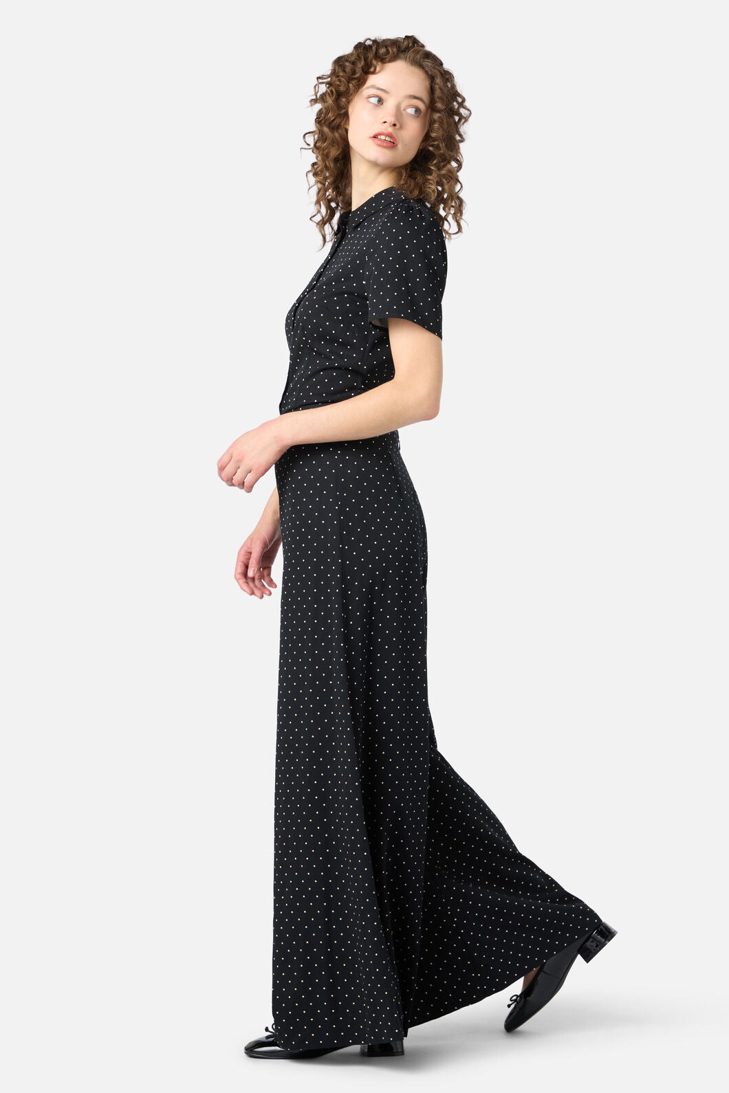 Princess Highway - Dolly Spot Palazzo Pant - black