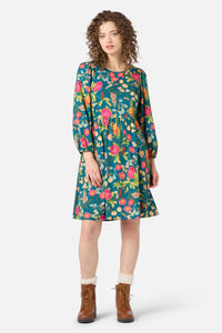 Princess Highway - Florence Native Smock Dress - teal