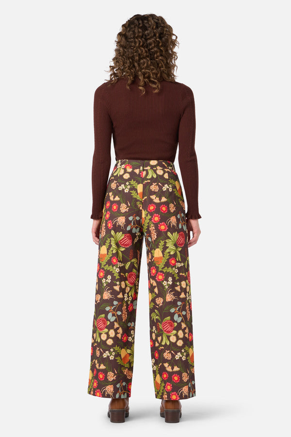 Princess Highway - Florence Native Pant - chocolate