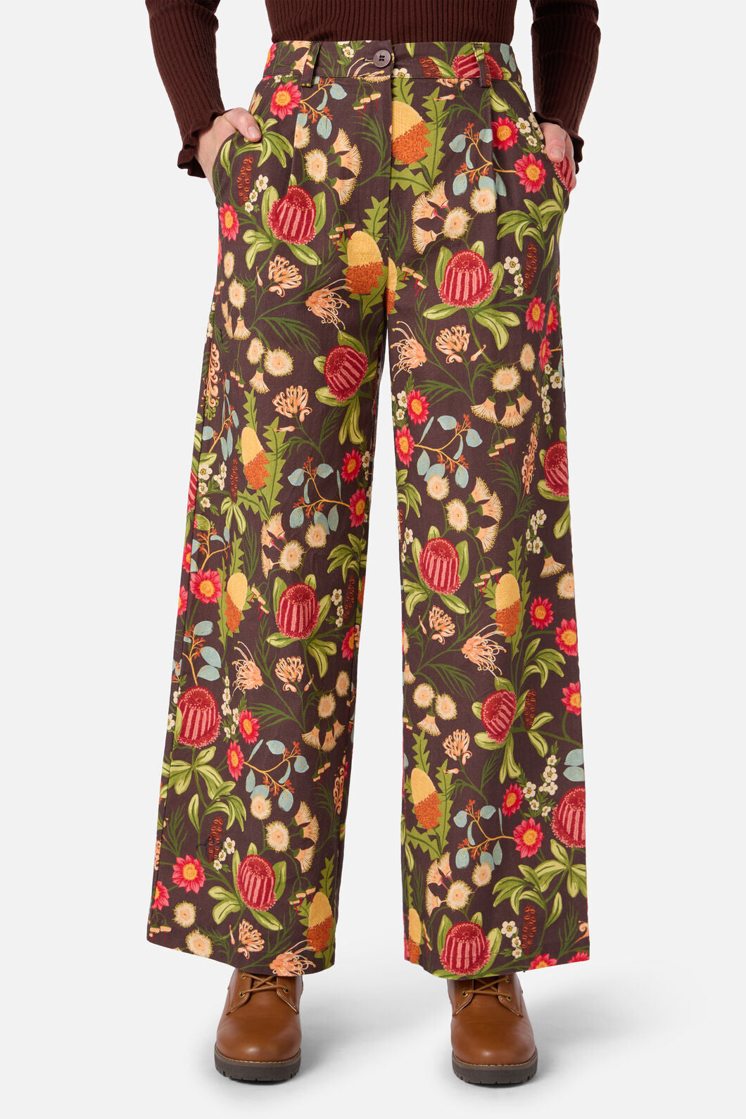 Princess Highway - Florence Native Pant - chocolate