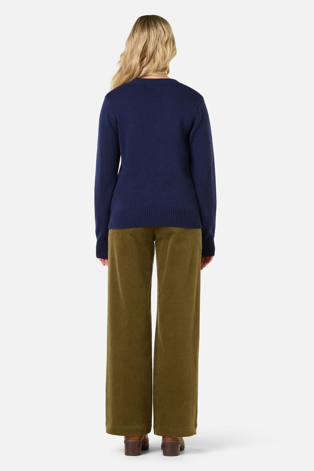Princess Highway - Lola Rabbit Embroidered Jumper - navy