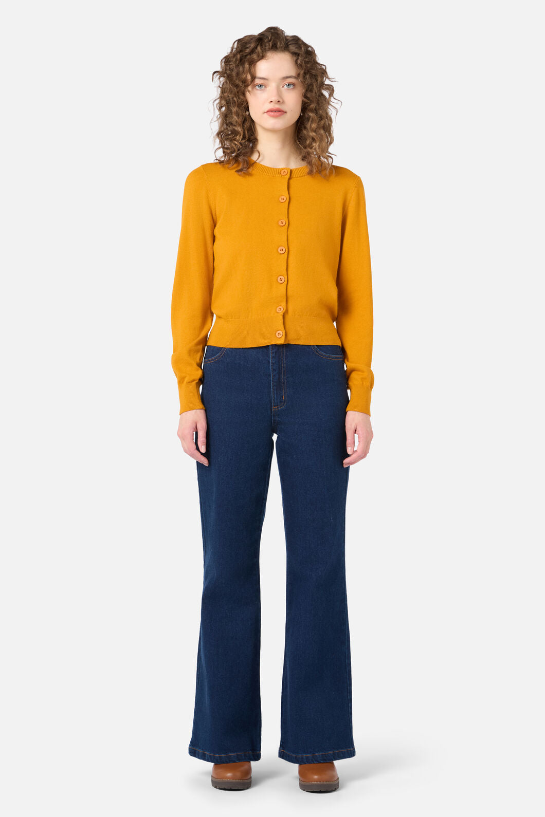 Princess Highway - Hello Goodbye Cardigan - gold