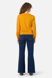 Princess Highway - Hello Goodbye Cardigan - gold