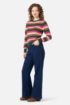 Princess Highway - Raphaelle Stripe Knit Jumper - green