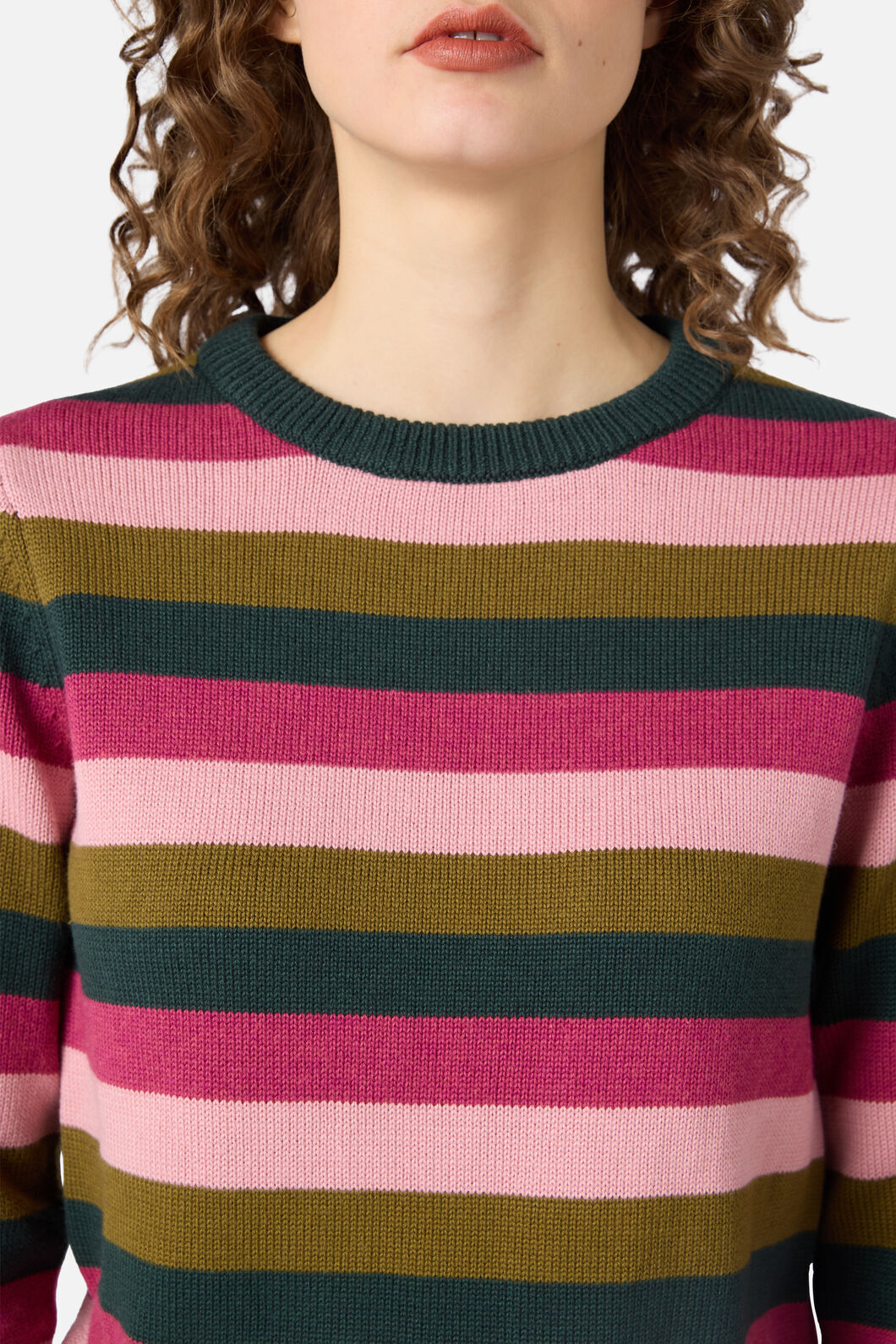 Princess Highway - Raphaelle Stripe Knit Jumper - green