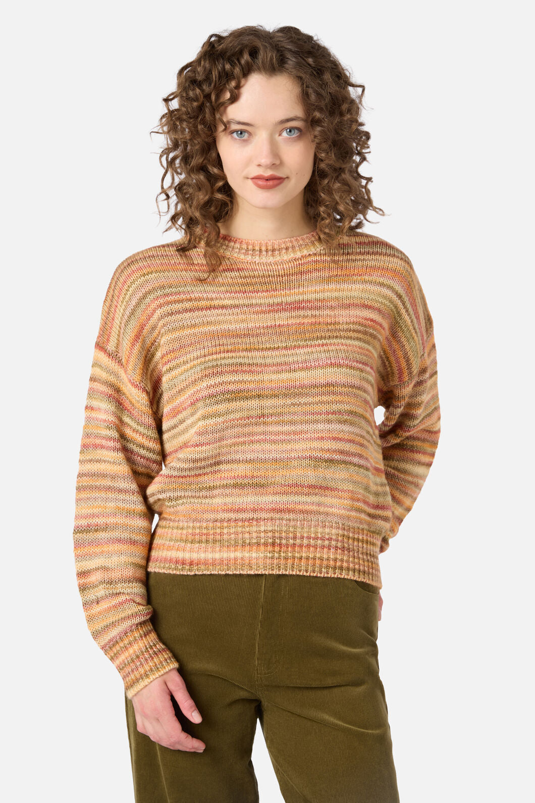 Princess Highway - Aspen Multi Colour Knit Jumper - sunset