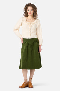 Princess Highway - Willow Prairie Long Sleeve Top - cream