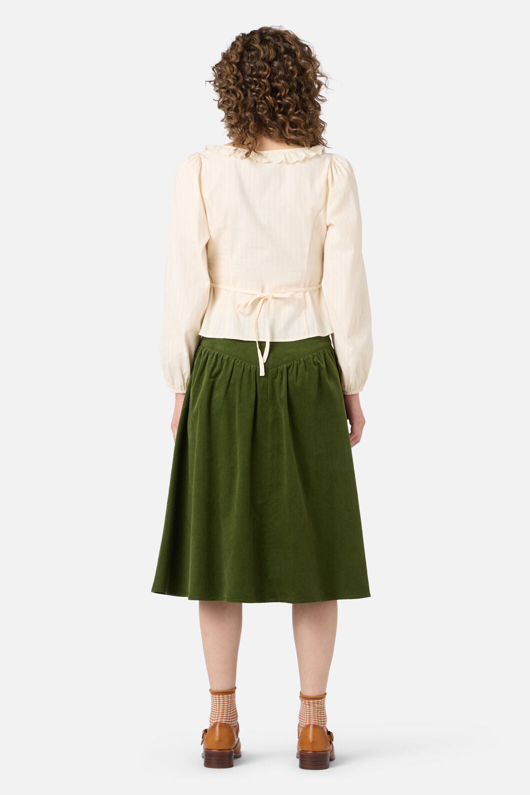 Princess Highway - Willow Prairie Long Sleeve Top - cream